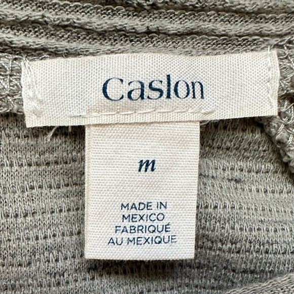 CASLON light gray ribbed 3/4 sleeve sweater dress size Medium - Picture 8 of 8